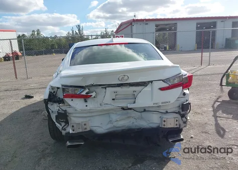 2016 Lexus Rc 350 z USA, uszkodzony, nr VIN JTHHE5BC0G5014758